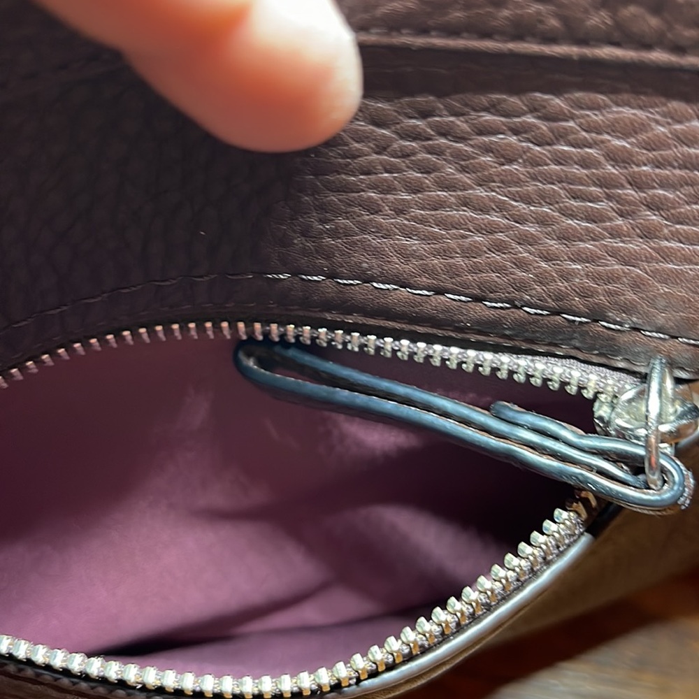Coach brown leather crossbody - Picture 5 of 10
